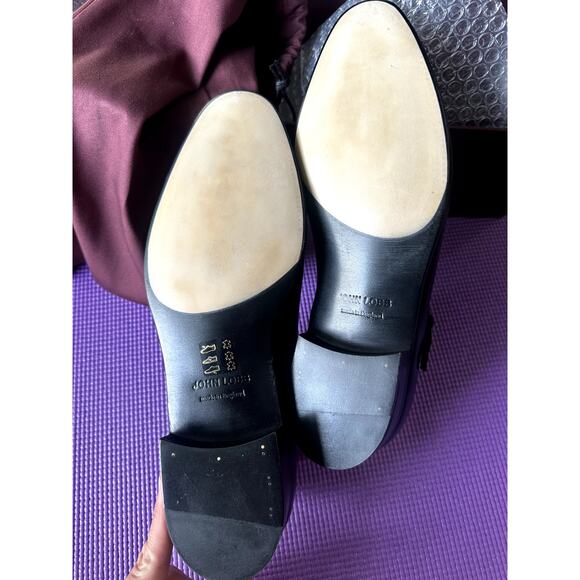 $2340 John Lobb Jermyn II Shoes NEW in Black Size 9 UK, 10 US comes w/ Shoe Tree - Picture 4 of 12